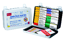 KIT FIRST AID 16-UNIT IN METAL CASE - Kit: Unitized